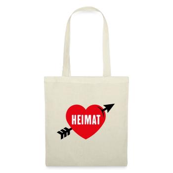 Heimatliebe (Heimat, Heimatland, Heimatstadt / 3C) - Stoffbeutel - Natur - Vorne