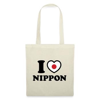 I HEART [LOVE] NIPPON - Tote Bag - nature - Front