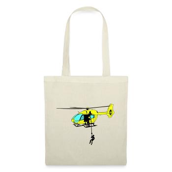 Hubschrauber Helikopter Helicopter Pilot Spotter - Stoffbeutel - Natur - Vorne