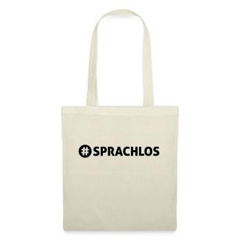 Sprachlos - Stoffbeutel - Natur - Vorne