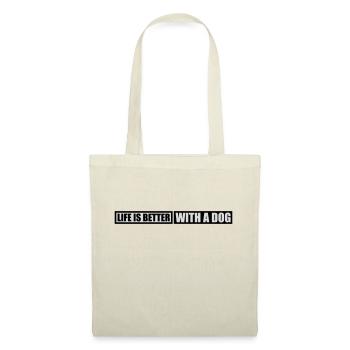 better with a dog - Tote Bag - nature - Front