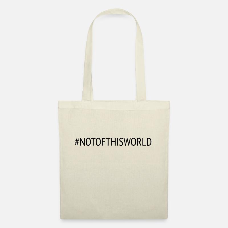 Hashtag #notofthisworld - Stoffbeutel - Natur