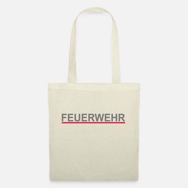 Feuerwehr Logo - Stoffbeutel - Natur