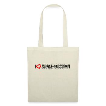 I love Saale-Unstrut - Stoffbeutel - Natur - Vorne