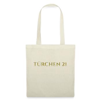 Türchen 21 - Stoffbeutel - Natur - Vorne