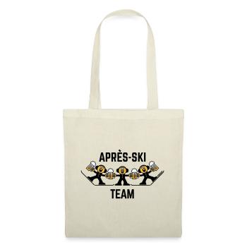 Trio d’équipe après-ski (bière / caricature / 3C) - Sac en tissu - nature - Devant