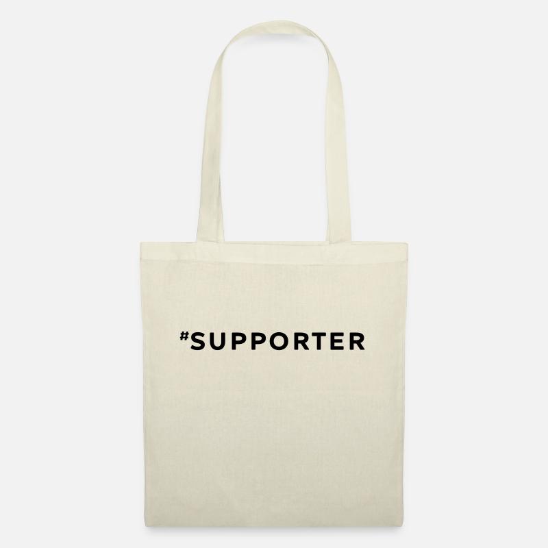 supporter - die Helfer und Unterstützer - Stoffbeutel - Natur