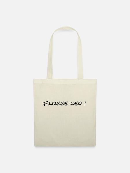 Flosse weg ! - Stoffbeutel - Natur