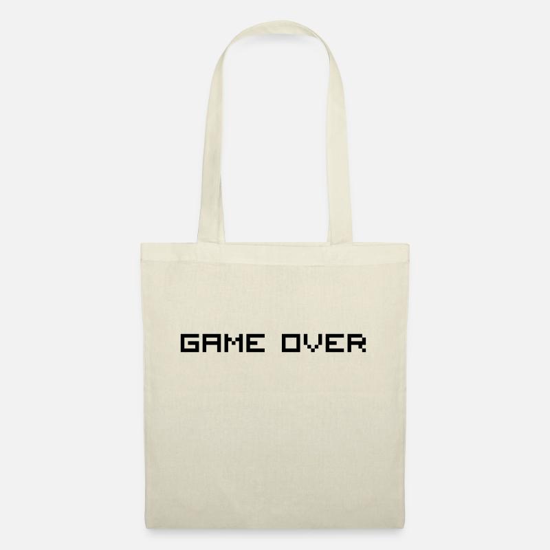 Game Over - Stoffbeutel - Natur