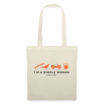 Simple Woman Beer - Stoffbeutel - Natur - Vorne
