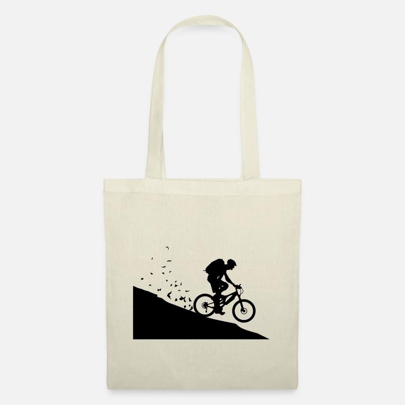 Mountainbiker - Stoffbeutel - Natur