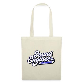 Sound Engineer Everything Hertz | Colors can be changed - Tote Bag - nature - Front