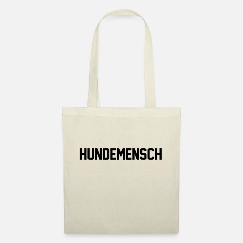Hundemensch - Stoffbeutel - Natur