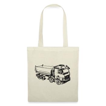 Camion benne 4 camions Camion benne ciężarówka camion - Sac en tissu - nature - Devant
