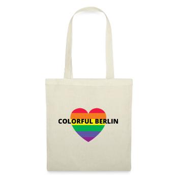 Colorful Berlin im LQBTQIA+ Design - Stoffbeutel - Natur - Vorne