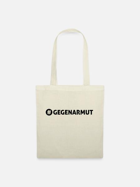 Gegen Armut - Stoffbeutel - Natur
