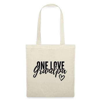 UN GRAND-PÈRE D’AMOUR. CADEAU DE GRAND-PÈRE - Sac en tissu - nature - Devant