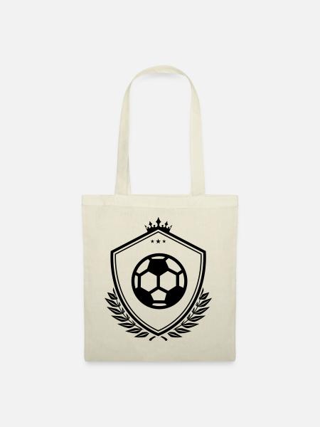 Escudo de armas de fútbol - Bolsa de tela - naturaleza