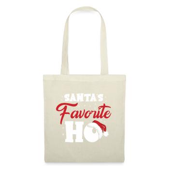 Le Ho préféré du Père Noël - Sac en tissu - nature - Devant