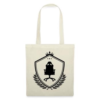 Gamer chair crest - Tote Bag - nature - Front