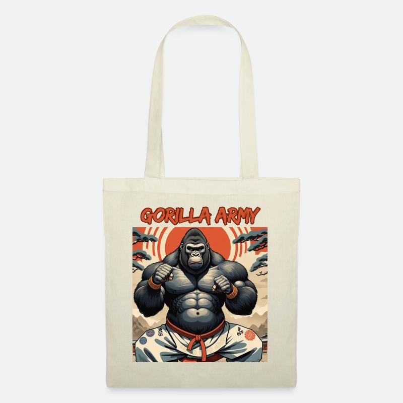 Gorilla Army - Stoffbeutel - Natur