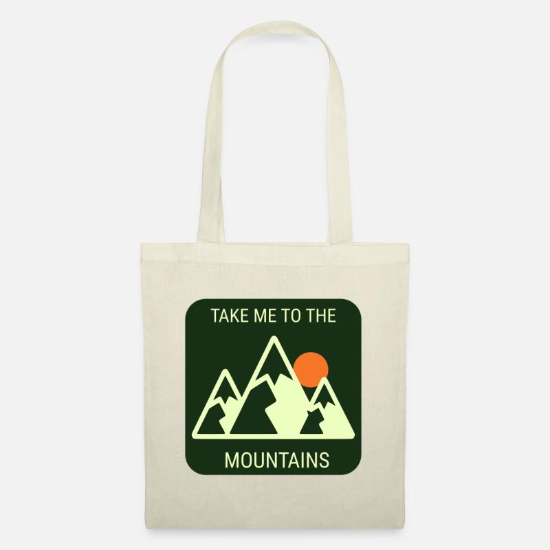 Take Me To The Mountains - Plain Version - Tote Bag - nature