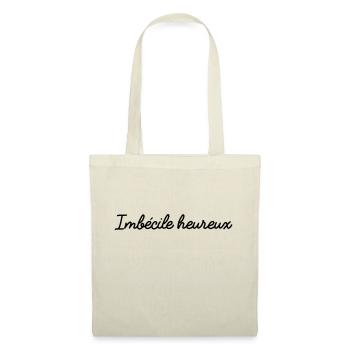 Imbécile heureux seul - Sac en tissu - nature - Devant