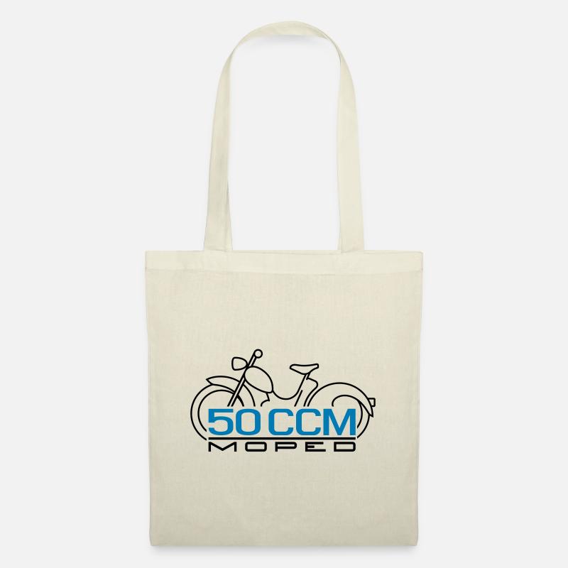 Moped SR2 50 ccm Emblem - Stoffbeutel - Natur