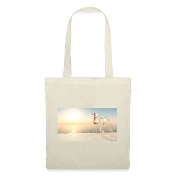 Plongeur haut sur un plongeoir - Sac en tissu - nature - Devant
