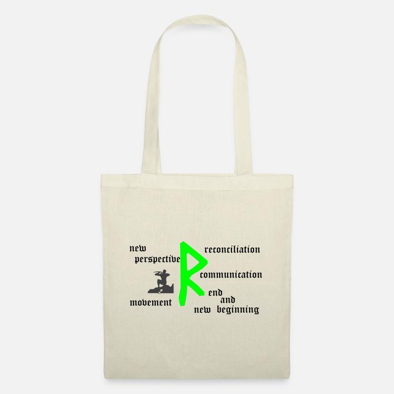 Runa "Raidho" - Tote Bag - nature