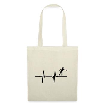 Fréquence cardiaque Frisbee - Sac en tissu - nature - Devant