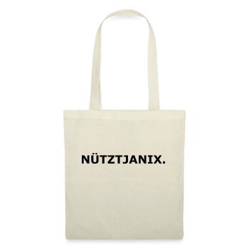 Nütztjanix - Stoffbeutel - Natur - Vorne