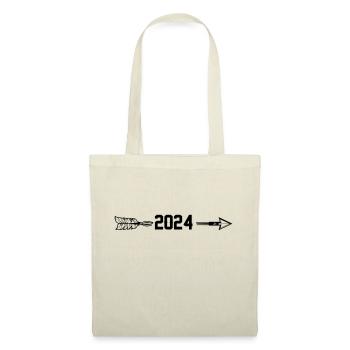 Flèche 2024 - Sac en tissu - nature - Devant