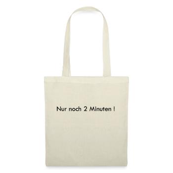 Lustige Motive 2 Minuten - Stoffbeutel - Natur - Vorne