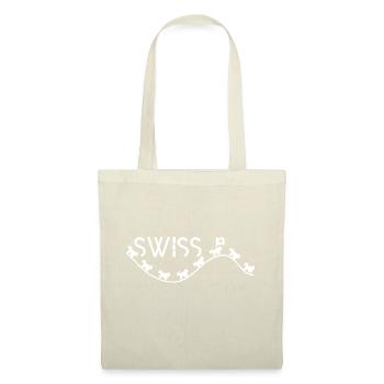 Swiss Kühe - Stoffbeutel - Natur - Vorne