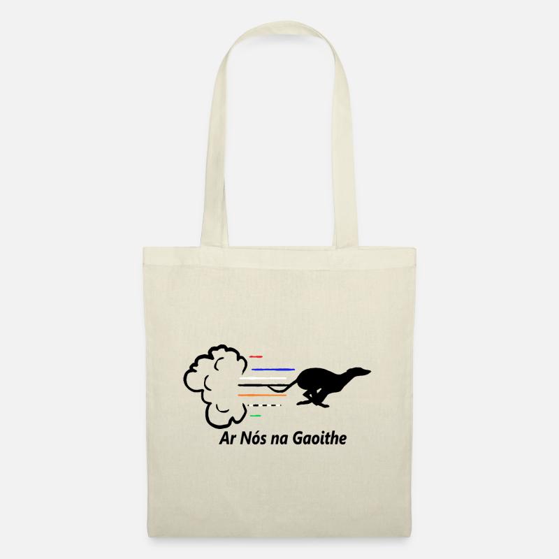 Greyhound - Ar Nós Na Gaoithe - Tote Bag - nature