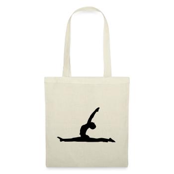 Yoga - Anjaneyasana - Stoffbeutel - Natur - Vorne