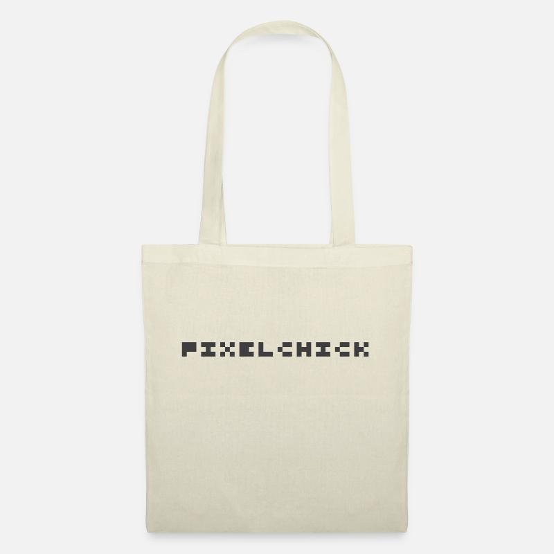 Poussin Pixel - Sac en tissu - nature