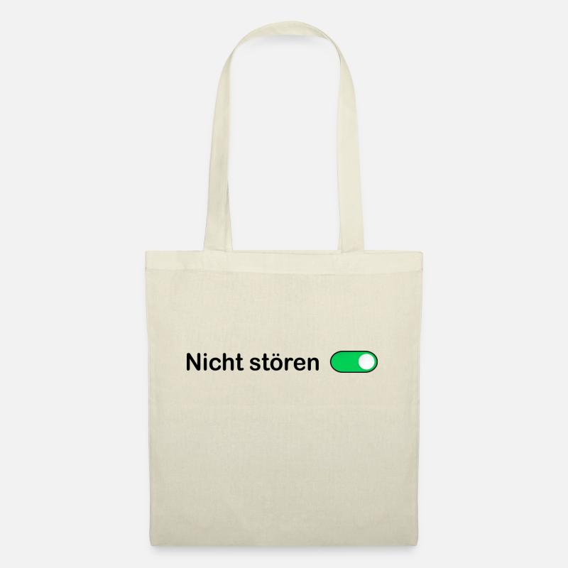Nicht Stören - Geschenk Idee Lustige Sprüche - Stoffbeutel - Natur
