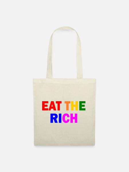 Eat the rich - Stoffbeutel - Natur