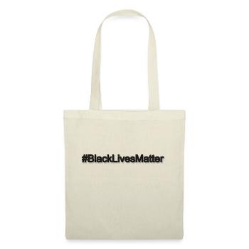 Black Lives Matter black - Stoffbeutel - Natur - Vorne