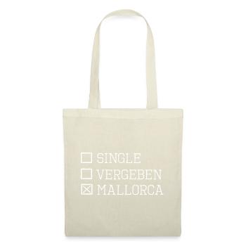 Mallorca Single Urlaub Partyurlaub - Stoffbeutel - Natur - Vorne