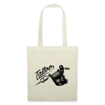 Tattoo Skull & Outlaw Streetwear - Stoffbeutel - Natur - Vorne