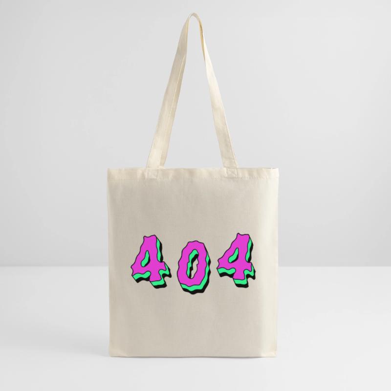404 Error Code Minimalistic Design for Programmer Tote Bag