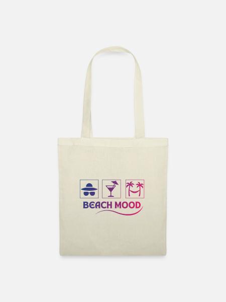 Beach Mood - Sommer - Stoffbeutel - Natur
