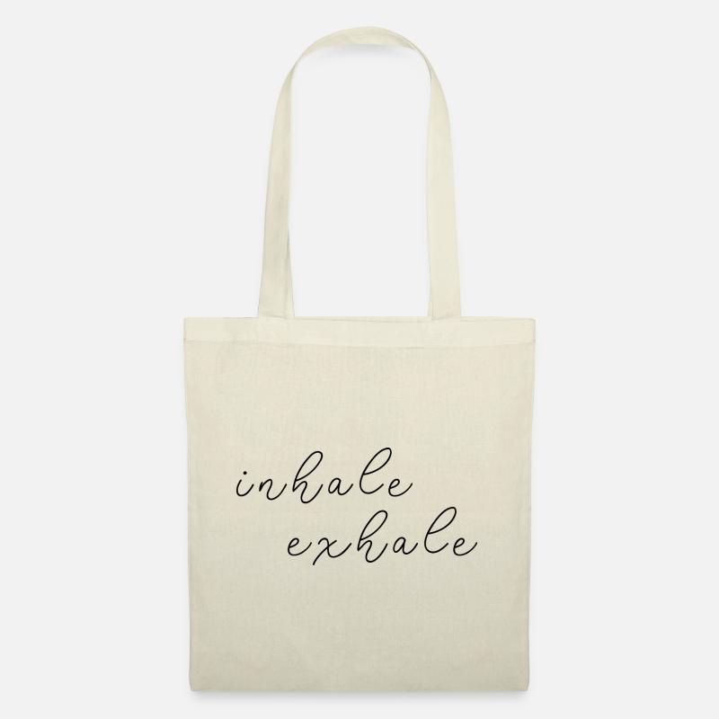 inhale exhale - Stoffbeutel - Natur