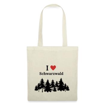 I love Schwarzwald - Stoffbeutel - Natur - Vorne