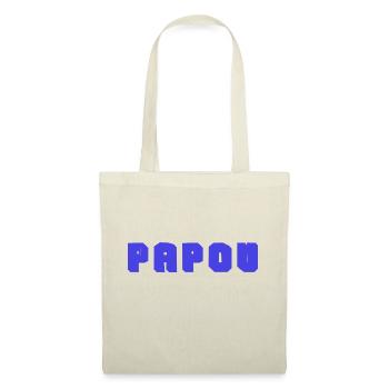 PAPOU. PAPA. FÊTE DES PÈRES. BONNE FÊTE PAPA - Sac en tissu - nature - Devant