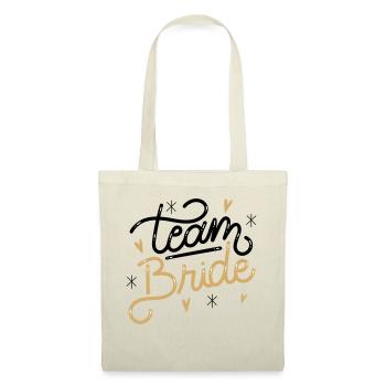 JGA Bachelorette Party Team Bride - Stoffbeutel - Natur - Vorne