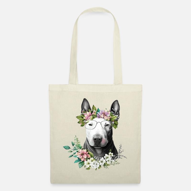 Schöner Bullterrier - Stoffbeutel - Natur